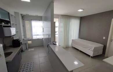 Imagem: O apartamento possui 1 Dormitório, 1 Banheiro, 45m² de Área