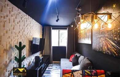 Imagem: O apartamento possui 3 Dormitórios, 1 Banheiro, 1 Vaga na garagem