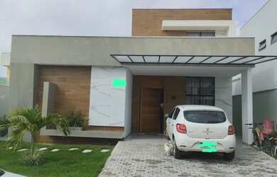 Imagem: A casa em condomínio possui 4 Dormitórios, 3 Banheiros, 3