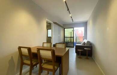 Imagem: O apartamento possui 1 Dormitório, 1 Banheiro, 1 Vaga na garagem