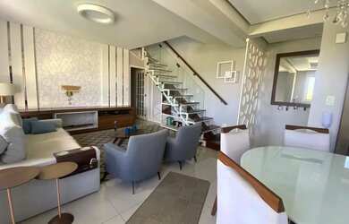 Imagem: O apartamento na cobertura possui 3 Dormitórios, 3 Banheiros