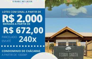 Imagem: A chácara possui 1.000m² de Área e está localizado em Trindade