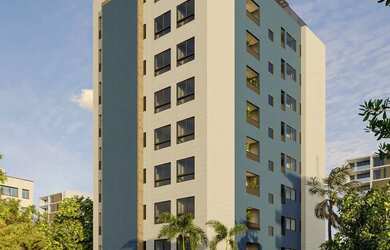 Imagem: O apartamento possui 2 Dormitórios, 1 Banheiro, 1 Vaga na garagem