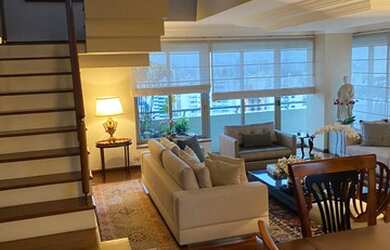 Imagem: O apartamento na cobertura possui 3 Dormitórios, 5 Banheiros