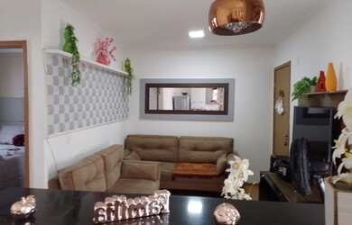 Imagem: O apartamento possui 2 Dormitórios, 1 Banheiro, 1 Vaga na garagem