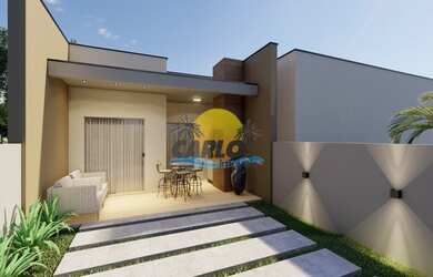 Imagem: A casa possui 2 Dormitórios, 2 Banheiros, 1 Vaga na garagem