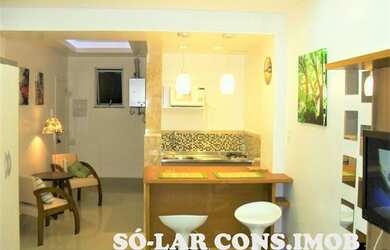 Imagem: A kitnet possui 1 Dormitório, 1 Banheiro, 1 Vaga na garagem