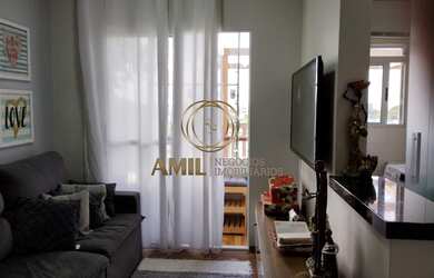 Imagem: O apartamento possui 2 Dormitórios, 1 Banheiro, 1 Vaga na garagem