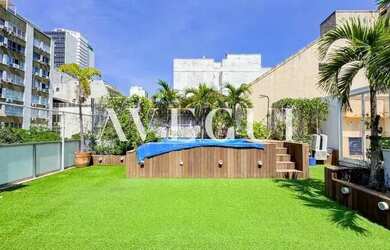 Imagem: O apartamento na cobertura possui 3 Dormitórios, 4 Banheiros