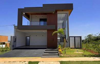 Imagem: A casa em condomínio possui 4 Dormitórios, 5 Banheiros, 4