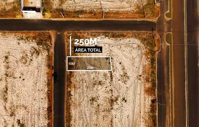 Imagem: O terreno possui 250m² de Área e está localizado em Dr