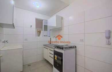 Imagem: O apartamento possui 1 Dormitório, 1 Banheiro, 34m² de Área