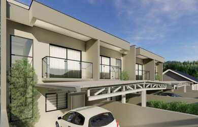 Imagem 1: Sfobrado em Gaspar SC, no Bairro Santa Terezinha, com 90,00m², contendo 2 suítes