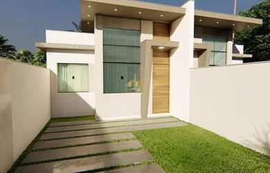 Imagem: A casa possui 2 Dormitórios, 2 Banheiros, 1 Vaga na garagem