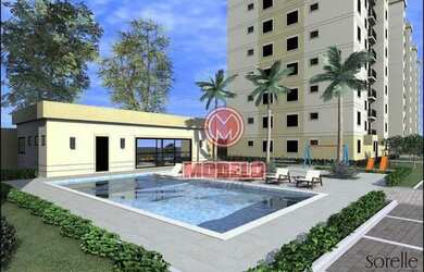 Imagem: O apartamento possui 2 Dormitórios, 1 Banheiro, 2 Vagas na