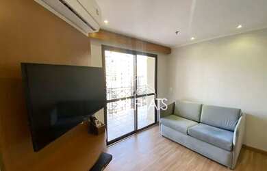 Imagem: O studio possui 2 Dormitórios, 2 Banheiros, 1 Vaga na garagem