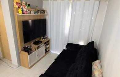 Imagem: O apartamento possui 2 Dormitórios, 1 Banheiro, 1 Vaga na garagem