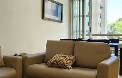 Imagem: O apartamento possui 1 Dormitório, 2 Banheiros, 1 Vaga na garagem