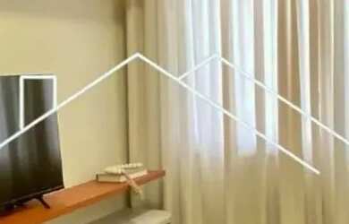 Imagem: O apartamento possui 2 Dormitórios, 1 Banheiro, 1 Vaga na garagem