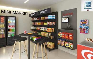 Imagem 7: Quarto e Sala beira-mar no Studio Design 4 Cruz das Almas Macéio-AL