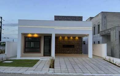 Imagem: A casa em condomínio possui 3 Dormitórios, 3 Banheiros, 4