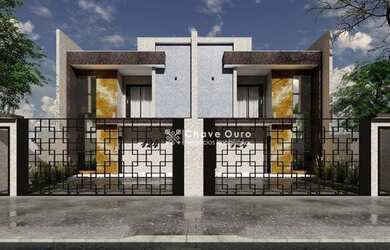 Imagem: A casa possui 3 Dormitórios, 2 Banheiros, 2 Vagas na garagem