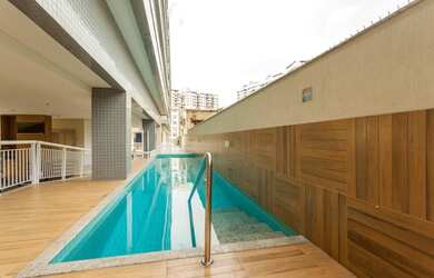 Imagem: O apartamento na cobertura possui 2 Dormitórios, 2 Banheiros