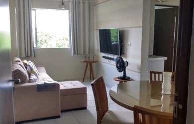 Imagem: O apartamento possui 2 Dormitórios, 1 Banheiro, 1 Vaga na garagem