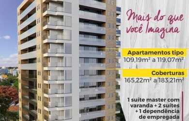 Imagem: O apartamento possui 3 Dormitórios, 4 Banheiros, 109m² de
