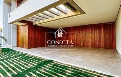 Imagem: A casa em condomínio possui 4 Dormitórios, 4 Banheiros, 4