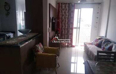 Imagem: O apartamento possui 1 Dormitório, 1 Banheiro, 1 Vaga na garagem