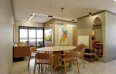 Imagem: O apartamento possui 2 Dormitórios, 2 Banheiros, 1 Vaga na