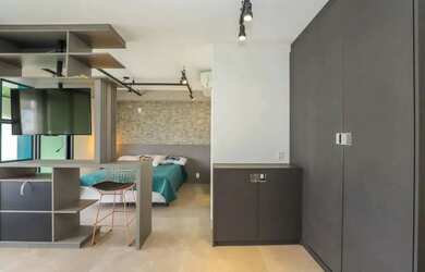 Imagem 4: Apartamento com 1 dormitório para locação em edifício icônico na Bela Vista - São Paulo/SP