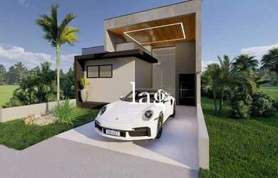 Imagem: A casa em condomínio possui 3 Dormitórios, 3 Banheiros, 2