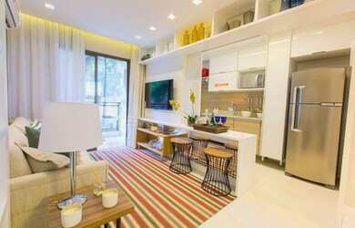 Imagem: O apartamento possui 2 Dormitórios, 2 Banheiros, 1 Vaga na