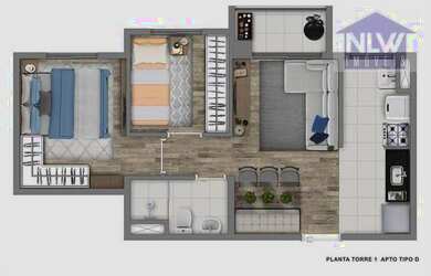 Imagem 16: Apartamento à venda, 24 m² por R$ 212.000,00 - Sacomã - São Paulo/SP