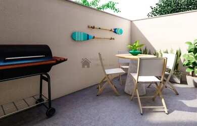 Imagem: A casa possui 2 Dormitórios, 1 Banheiro, 1 Vaga na garagem