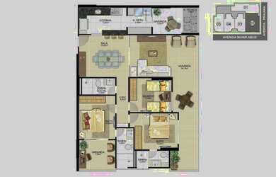 Imagem 5: Maravilhoso A partamento com uma vista linda bem localizado na Praia do...