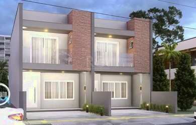 Imagem: A casa possui 3 Dormitórios, 3 Banheiros, 2 Vagas na garagem