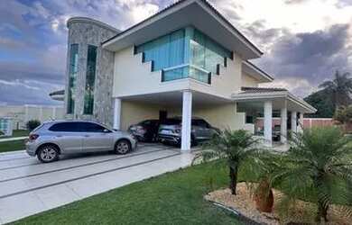 Imagem: A casa em condomínio possui 4 Dormitórios, 5 Banheiros, 4