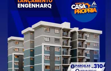 Imagem: O apartamento possui 2 Dormitórios, 1 Banheiro, 1 Vaga na garagem