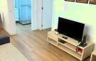 Imagem: O apartamento possui 1 Dormitório, 1 Banheiro, 50m² de Área