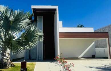 Imagem: A casa em condomínio possui 4 Dormitórios, 5 Banheiros, 4