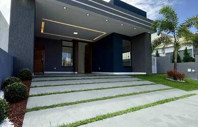 Imagem: A casa em condomínio possui 3 Dormitórios, 3 Banheiros, 2