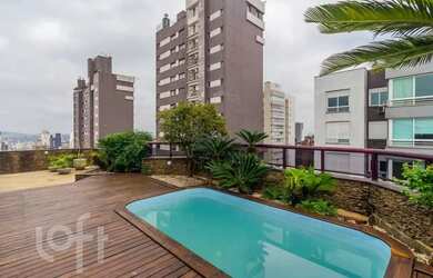 Imagem: O apartamento na cobertura possui 3 Dormitórios, 4 Banheiros