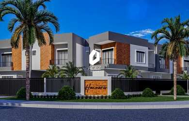 Imagem: A casa possui 3 Dormitórios, 3 Banheiros, 2 Vagas na garagem