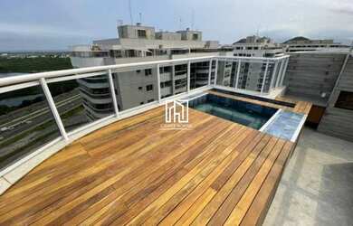Imagem 3: COBERTURA - ILHA PURA. Piscina, Churrasqueira, Guarda roupae240m² de...