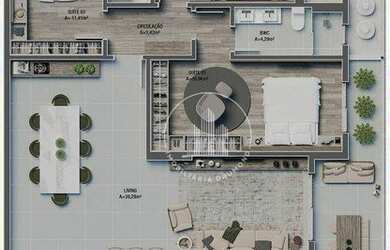 Imagem 15: Apartamento à venda, 135 m² por R$ 990.000,00 - Campinas - São José/SC