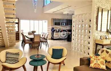 Imagem: A casa em condomínio possui 3 Dormitórios, 5 Banheiros, 2