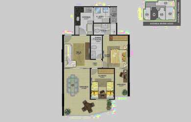 Imagem 7: Maravilhoso A partamento com uma vista linda bem localizado na Praia do...